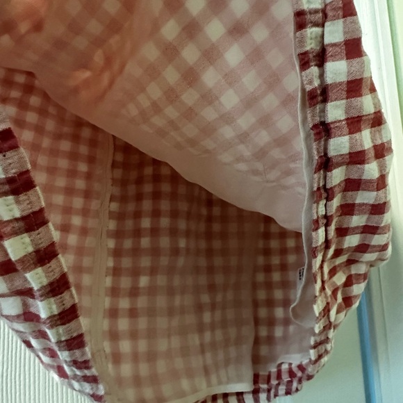Gingham Lined Mini Skirt - Picture 4 of 4